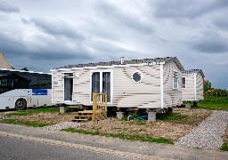 Des mobil homes à Guînes pour les sinistrés des inondations