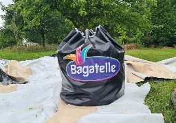 Bagatelle: la bâche du chapiteau, endommagée par la tempête, a été recyclée
