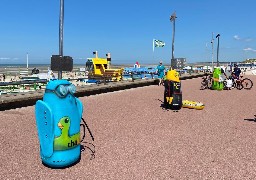Finie la galère du gonflage des bouées sur la plage du Touquet