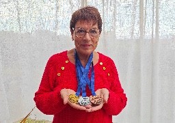 La Calaisienne Eliane Piret une nouvelle fois championne du monde.