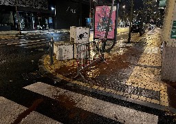Calais: une voiture percute un poteau après une course poursuite