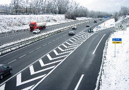 Verglas: circulation difficile et accidents sur l'A26 au niveau d'Aire sur la Lys