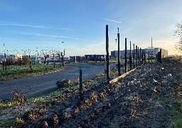 Une clôture de 11 km en cours d'installation à Transmarck