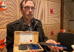 Une médaille d'or internationale pour le couteau Le Calaisien créé par Franck Ackermann.