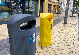 A Calais, un premier bilan positif trois mois après l'installation de poubelles de tri dans les rues !