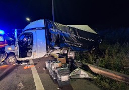 Rocade de Calais : Deux blessés légers dans un terrible accident vers minuit.