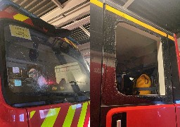 A Gravelines, 6 pompiers ont été agressés par des jets de pierres des migrants. 