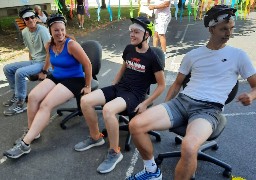 INSOLITE : une course de chaises de bureau organisée cet après-midi à Abbeville ! 