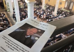 Boulonnais: la foule aux obsèques de Jacques Wattez, 