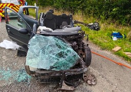 Ruisseauville : une voiture percute un convoi exceptionnel, un blessé grave