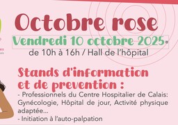 Octobre Rose : journée de sensibilisation au cancer du sein ce vendredi à Calais.