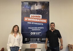 Boulogne: pour la soirée d'intégration des étudiants, le Palais des sports Damrémont se transforme en discothèque géante !