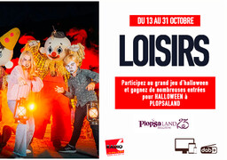 Jeu d'Halloween - Radio 6 vous invite à Plopsaland La Panne