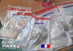 Une belle saisie de drogue a été réalisée par la police nationale à Grande-Synthe.