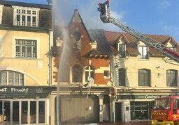Incendie au Touquet : la célèbre boucherie Kinget à l'arrêt
