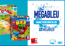 Grand jeu de noël - Gagnez de nombreuses boites de jeux Mégableu