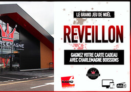Grand jeu de noël - Gagnez votre bon cadeau de 50€ avec Charlemagne Boissons