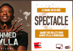 Grand jeu de noël - Gagnez vos places pour le spectacle ORIGAMI d'Ahmed Sylla à Dunkerque le 10 décembre