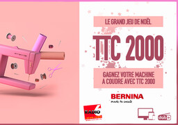 Grand jeu de noël - Gagnez une machine à coudre avec - TTC 2000 
