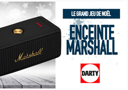 Grand jeu de noël - Gagnez une enceinte Marshall avec Darty Calais et Rang du Fliers