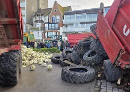 Des choux, des pneus et du fumier déversés devant la villa du couple Macron, au Touquet