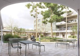 Dunkerque : le nouveau foyer Les Salines en construction quai des Quatre-Écluses