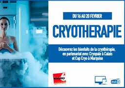 Radio 6 vous invite à découvrir la cryothérapie avec Cryopale à Calais et Cap Cryo à Marquise