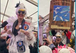 Maître Mouette & Chandon, championne du monde du cri de la mouette 2026 !