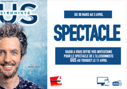 Gagnez vos places pour le spectacle de GUS au Touquet le 11 avril 2026