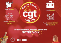 Mobilisation du 1er mai : des rassemblements à Calais, Boulogne, Dunkerque, Berck et Hesdin-la-Forêt