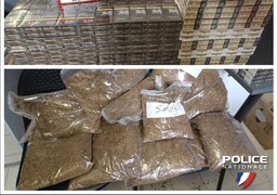 Saint-Omer : un trafiquant de tabac de contrebande arrêté avec 82 cartouches de cigarettes et 10 kilos de tabac