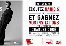 Radio 6 vous offre vos places pour le concert de Charles Doré à Ferques le 29 mai