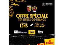Coupe de France Lens-Nice : 5000 places allers-retours en TER pour convoyer les supporters lensois au Stade de France
