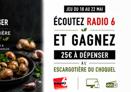 Radio 6 vous offre un bon cadeau de 25€ avec l'Escargotière du Choquel