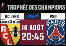 Le Trophée des champions se jouera finalement à Bollaert. 