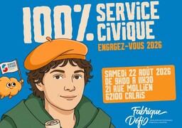 Calais : la fabrique DEFI organise une matinée pour découvrir le Service Civique. 