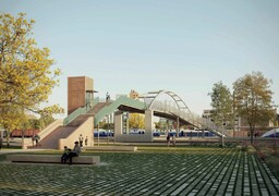 Gare de Dunkerque : la construction d'une passerelle au-dessus des voies ferrées est lancée...