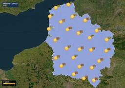 Météo : plein soleil et jusqu’à 29°C ce vendredi dans la région