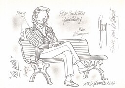 Le Touquet : Serge Gainsbourg bientôt immortalisé par une sculpture au parc des Pins !