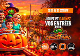 « Halloween Frissons » : Radio 6 vous invite à Dennlys Parc !