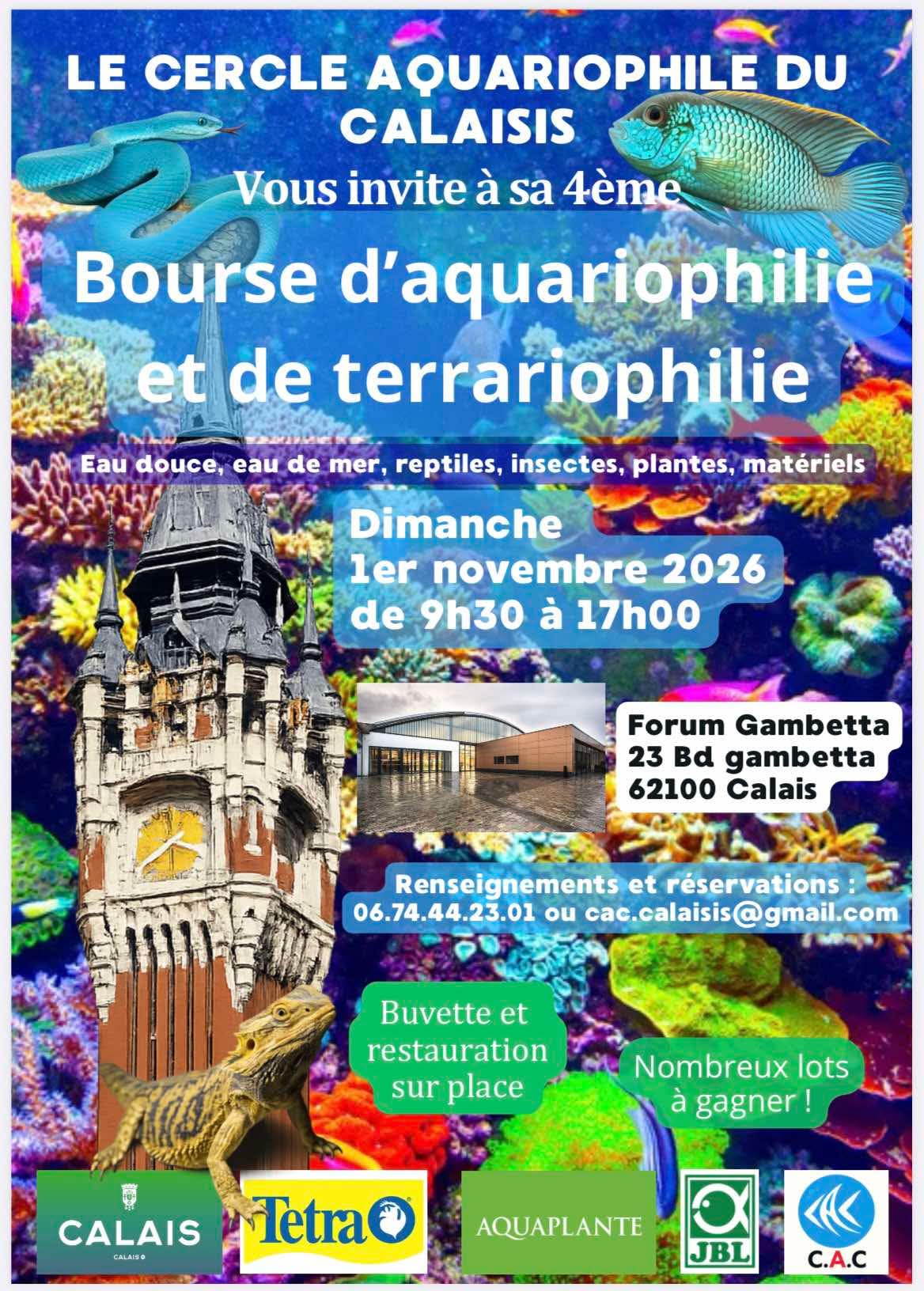 bourse aquariophile calais
