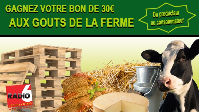 GAGNEZ VOTRE BON DE 30€ AVEC