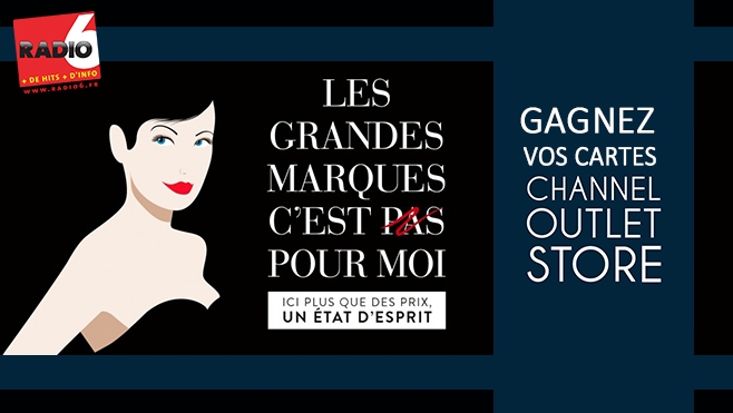 GAGNEZ VOTRE CARTE CARTE KDO DE 25, 50 ou 100€ AVEC LE CHANNEL OUTLET STORE DE COQUELLES