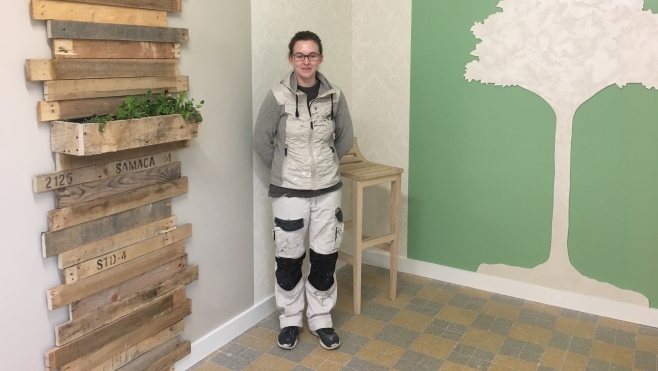 Premier prix régional de décoration intérieure, Mathilde Mortier prépare le concours national de Bordeaux !