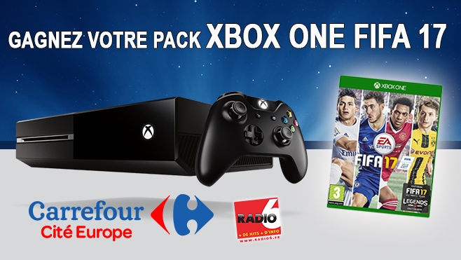 GAGNEZ VOTRE XBOX ONE FIFA 17 AVEC CARREFOUR COQUELLES