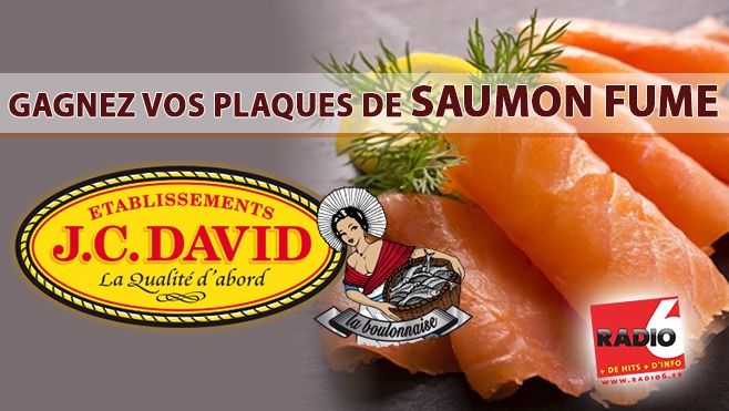 GAGNEZ VOTRE PLAQUE DE SAUMON FUME AVEC JC DAVID A BOULOGNE SUR MER