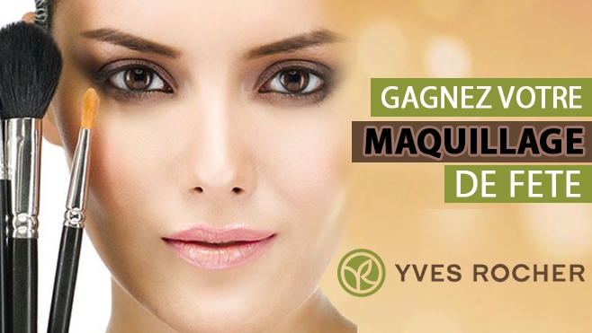 GAGNEZ VOTRE MAQUILLAGE DE FETE AVEC YVES ROCHER CALAIS ET COQUELLES