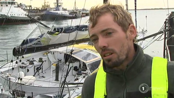 VIDEO: premières réactions de Thomas Ruyant en Nouvelle-Zélande