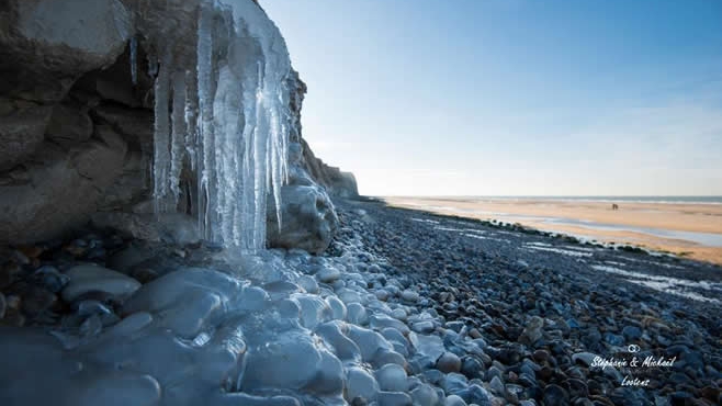 Le Froid est encore glacial ce matin sur la côte d’opale.
