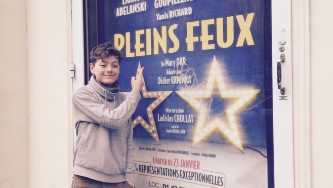 Le Merlimontois Yanis Richard au théâtre avec Line Renaud